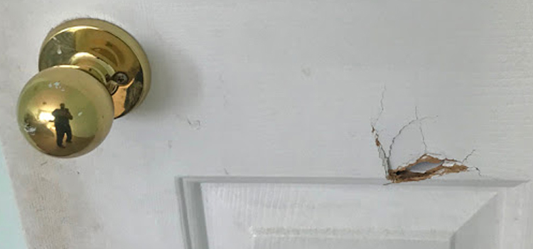 interior door hole repair Eureka